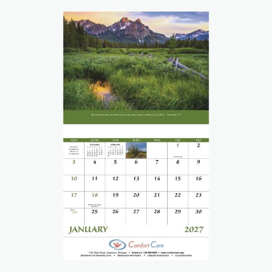 Eternal World Wall Calendar - Stapled