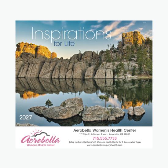 Inspirations for Life Wall Calendar - Stapled