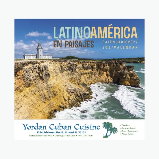Latinoamerica en Paisajes Wall Calendar - Stapled