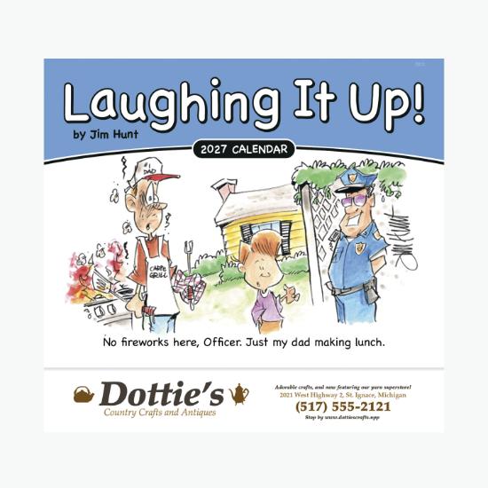 Laughing It Up Wall Calendar - Stapled
