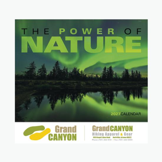 The Power of Nature Wall Calendar - Stapled