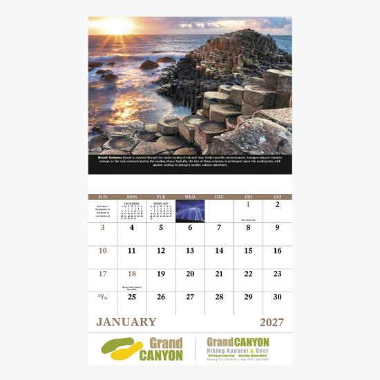 The Power of Nature Wall Calendar - Stapled