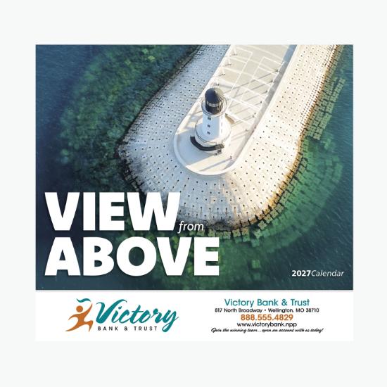 View From Above Wall Calendar - Stapled