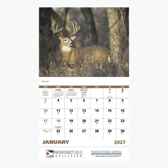 Wildlife Portraits Wall Calendar - Stapled