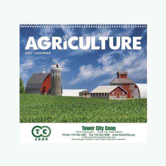 Agriculture Wall Calendar - Spiral