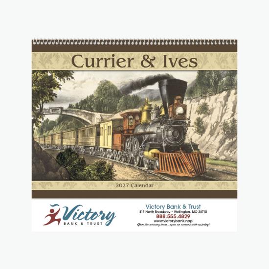 Currier & Ives Wall Calendar - Spiral