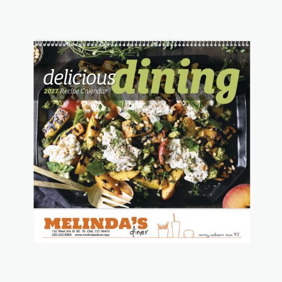 Delicious Dining Wall Calendar - Spiral