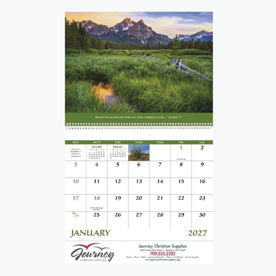 Everlasting Word Wall Calendar - Spiral