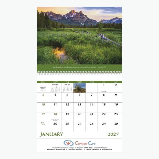 Eternal Word Wall Calendar - Spiral