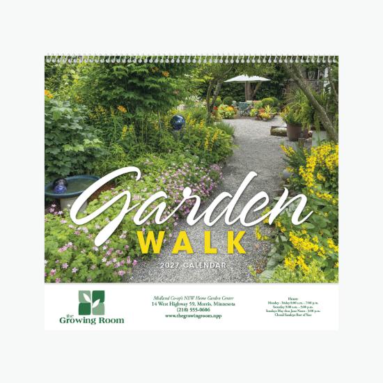 Garden Walk Wall Calendar - Spiral
