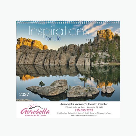 Inspirations for Life Wall Calendar - Spiral