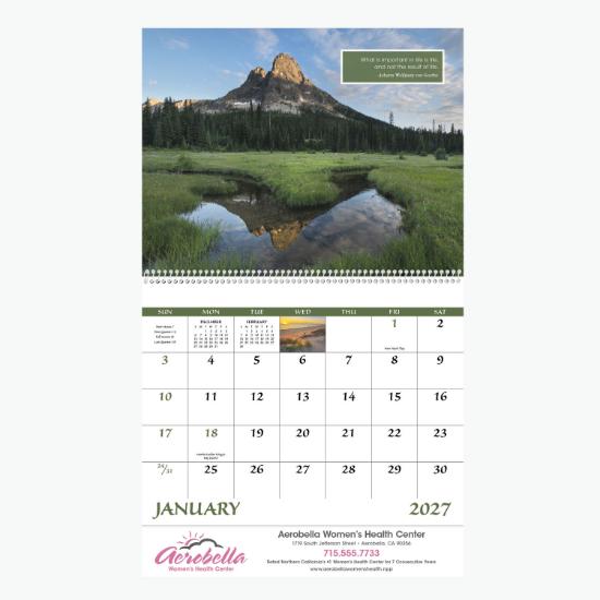Inspirations for Life Wall Calendar - Spiral