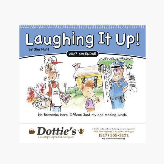 Laughing It Up Wall Calendar - Spiral