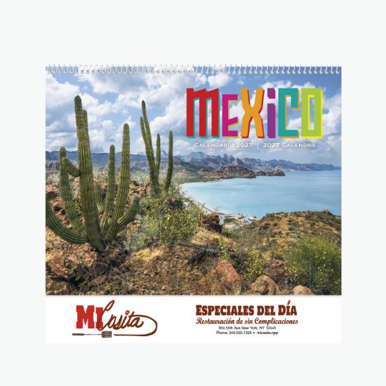 Mexico Wall Calendar - Spiral