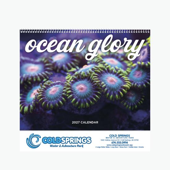 Ocean Glory Wall Calendar - Spiral