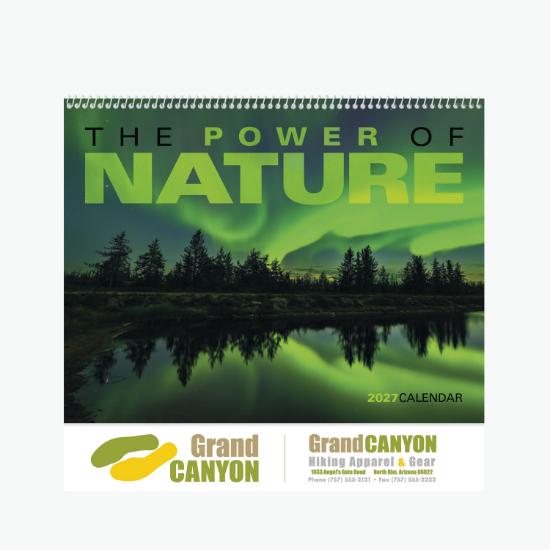 The Power of Nature Wall Calendar - Spiral