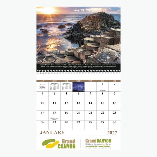 The Power of Nature Wall Calendar - Spiral