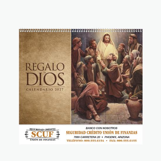 Regalo de Dios Wall Calendar - Spiral