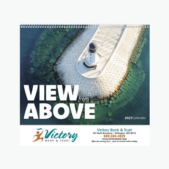 View From Above Wall Calendar - Spiral
