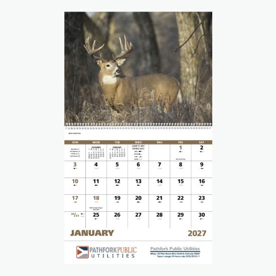 Wildlife Portraits Wall Calendar - Spiral