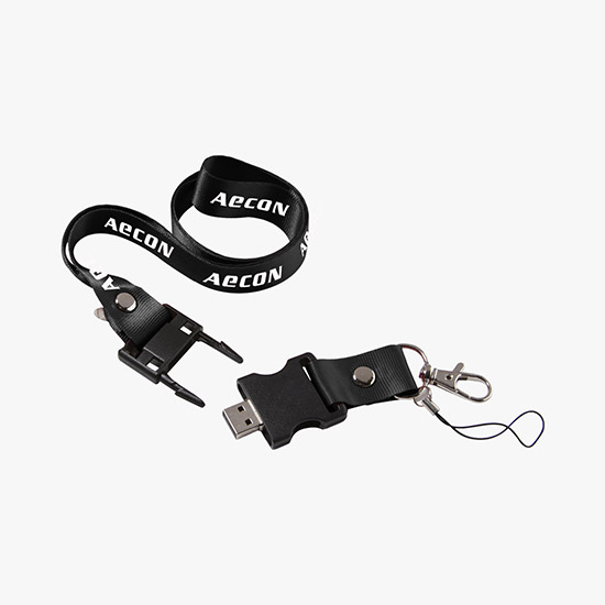 Plan Ahead & Save - Lanyard USB Flash Drive - 1GB