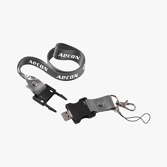 Plan Ahead & Save - Lanyard USB Flash Drive - 1GB
