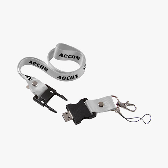 Plan Ahead & Save - Lanyard USB Flash Drive - 1GB