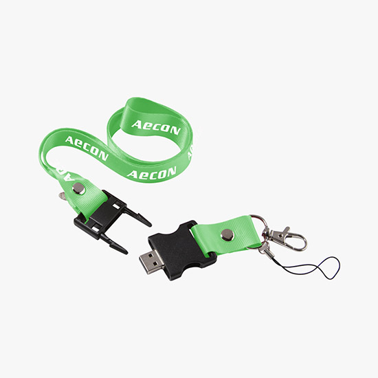 Plan Ahead & Save - Lanyard USB Flash Drive - 1GB