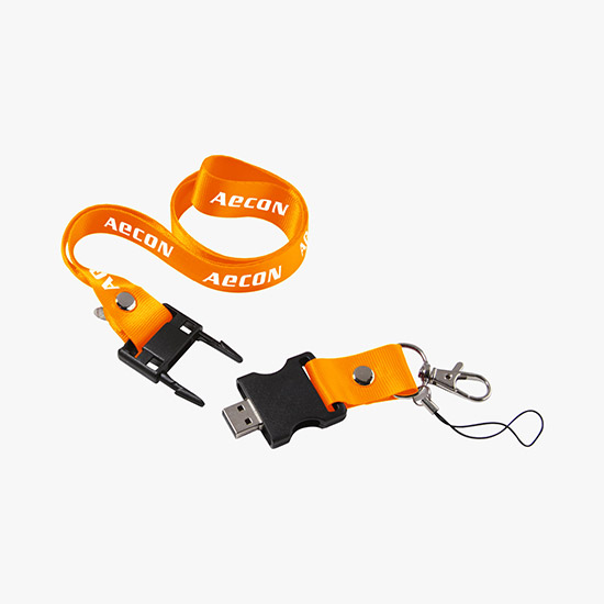 Plan Ahead & Save - Lanyard USB Flash Drive - 1GB