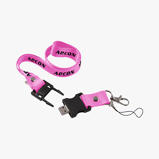 Plan Ahead & Save - Lanyard USB Flash Drive - 1GB