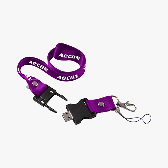 Plan Ahead & Save - Lanyard USB Flash Drive - 1GB