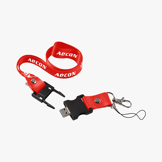 Plan Ahead & Save - Lanyard USB Flash Drive - 1GB