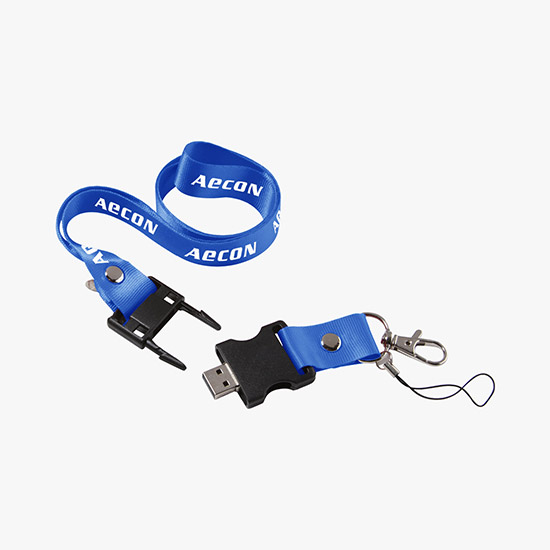 Plan Ahead & Save - Lanyard USB Flash Drive - 1GB