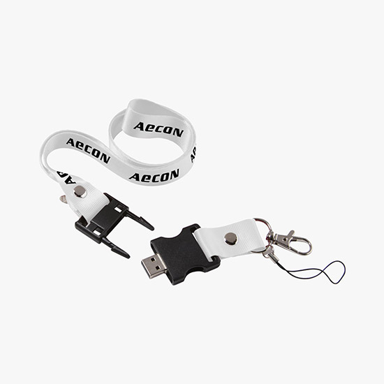 Plan Ahead & Save - Lanyard USB Flash Drive - 1GB