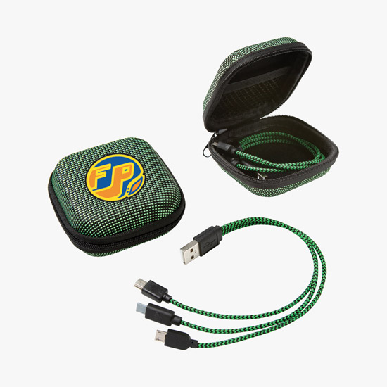 Textured 3-in-1 Charging Cables