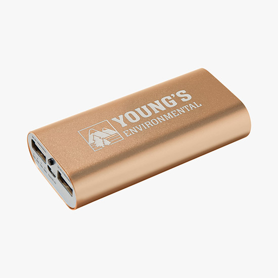 UL Metal Tablet Power Bank - 4400mAh - Engraved