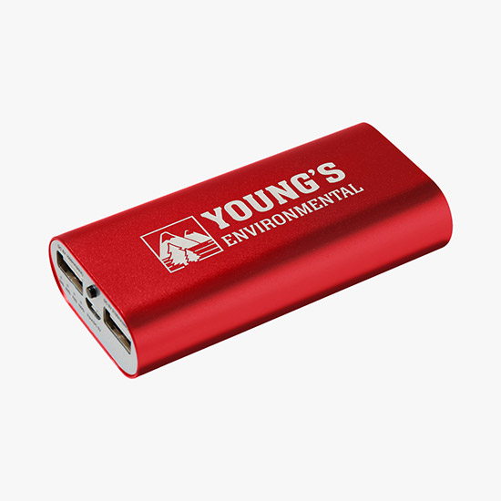 UL Metal Tablet Power Bank - 4400mAh - Engraved