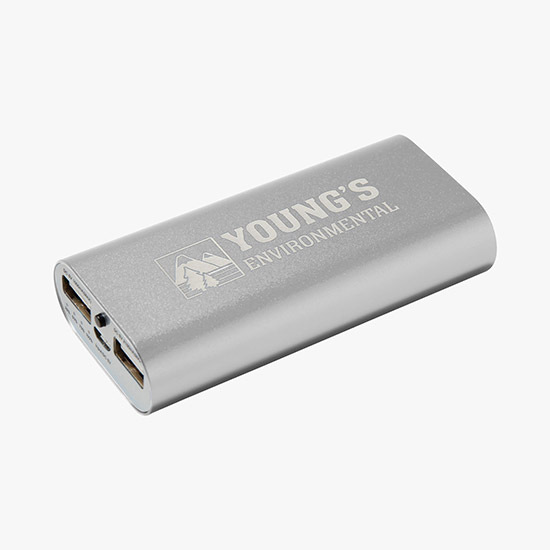UL Metal Tablet Power Bank - 4400mAh - Engraved