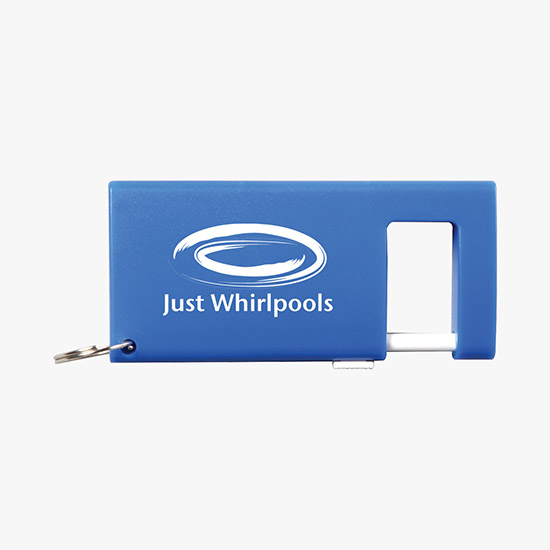 24-HOUR SERVICE TEMPORARILY UNAVAILABLE – Phone Stand Key Tag with Cleaner - 24-Hour Production