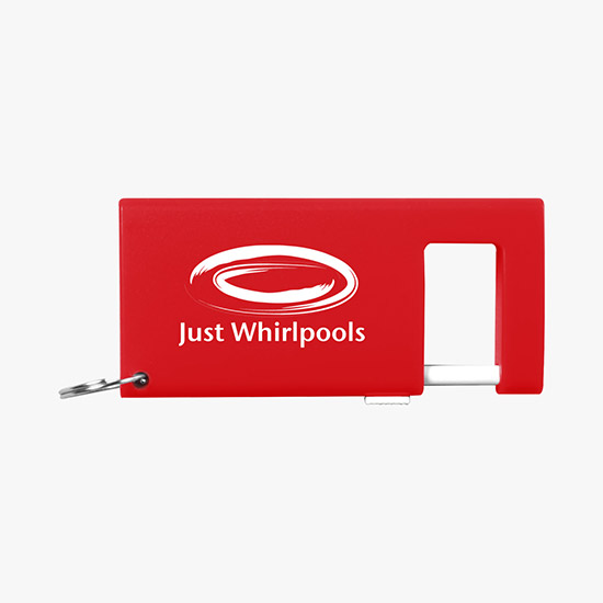 24-HOUR SERVICE TEMPORARILY UNAVAILABLE – Phone Stand Key Tag with Cleaner - 24-Hour Production