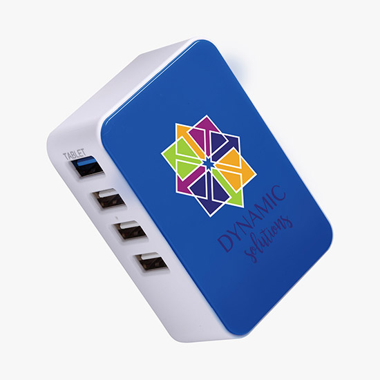 4 Port Folding USB Wall Charger
