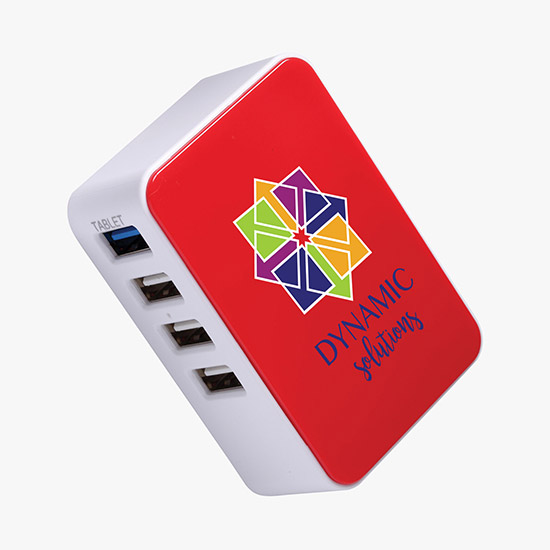 4 Port Folding USB Wall Charger