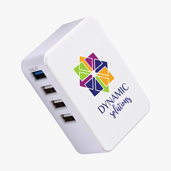 4 Port Folding USB Wall Charger