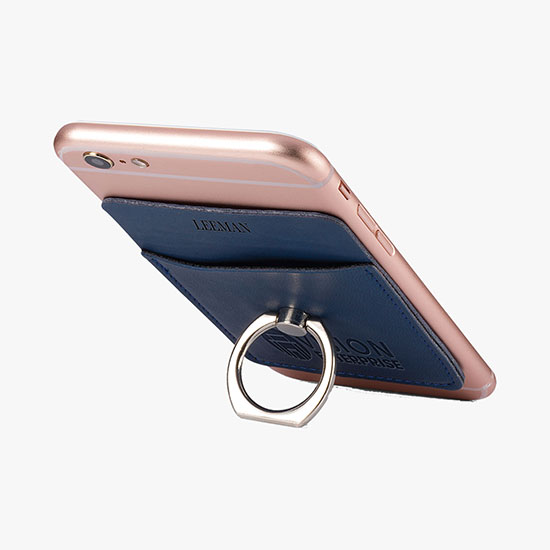 Tuscany Card Holder w/Metal Ring Phone Stand