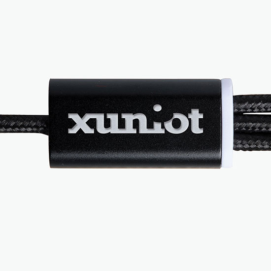 4' Braided 3-in-1 Charging Cable - Engraved