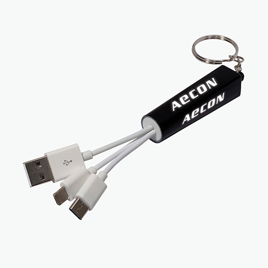 Logo Light-Up Charging Cable Set