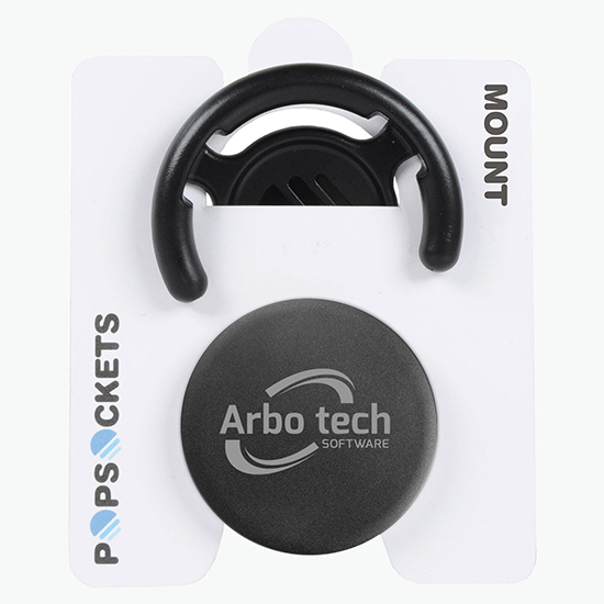 PopSockets® Phone Stand with Mount - Aluminum