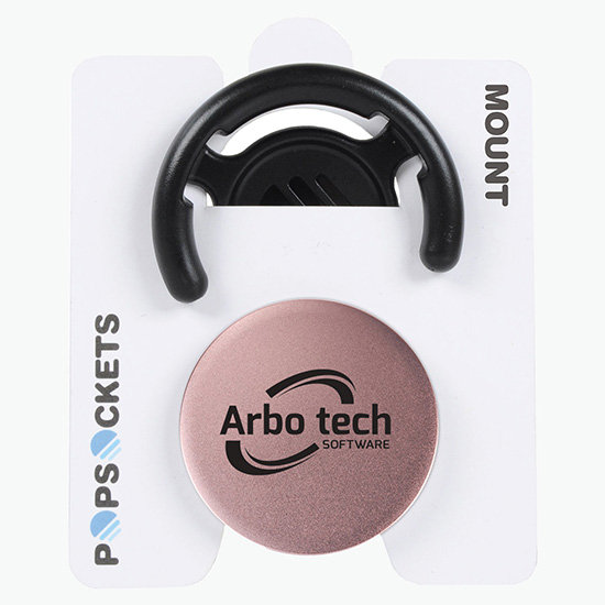 PopSockets® Phone Stand with Mount - Aluminum