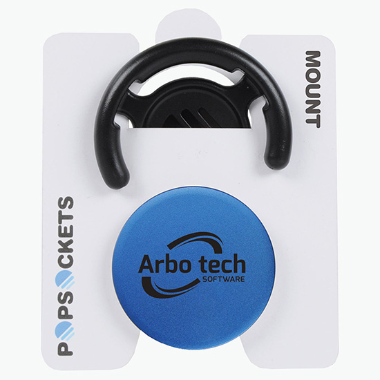 PopSockets® Phone Stand with Mount - Aluminum