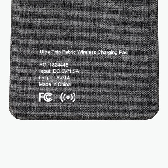 Fabric Wireless Charging Pad - Full Color